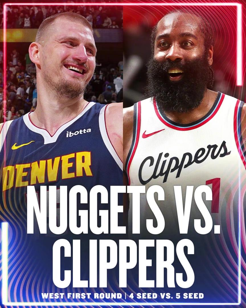 帶隊的神！哈登率快船鎖定西部第5，生涯從未缺席過季后賽！